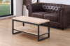 MESA CENTRO ELEVABLE Y EXTENSIBLE STEVE 100 x 45 CM ROBLE NORDISH / NEGRO. - Imagen 2