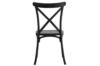 SILLA POLIPROPILENO CROSSBACK NEGRO. - Imagen 4