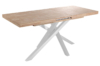 MESA COMEDOR EXTENSIBLE XENA 140 - 180 - 220 x 90 CM  ROBLE NORDISH / BLANCO. - Imagen 2