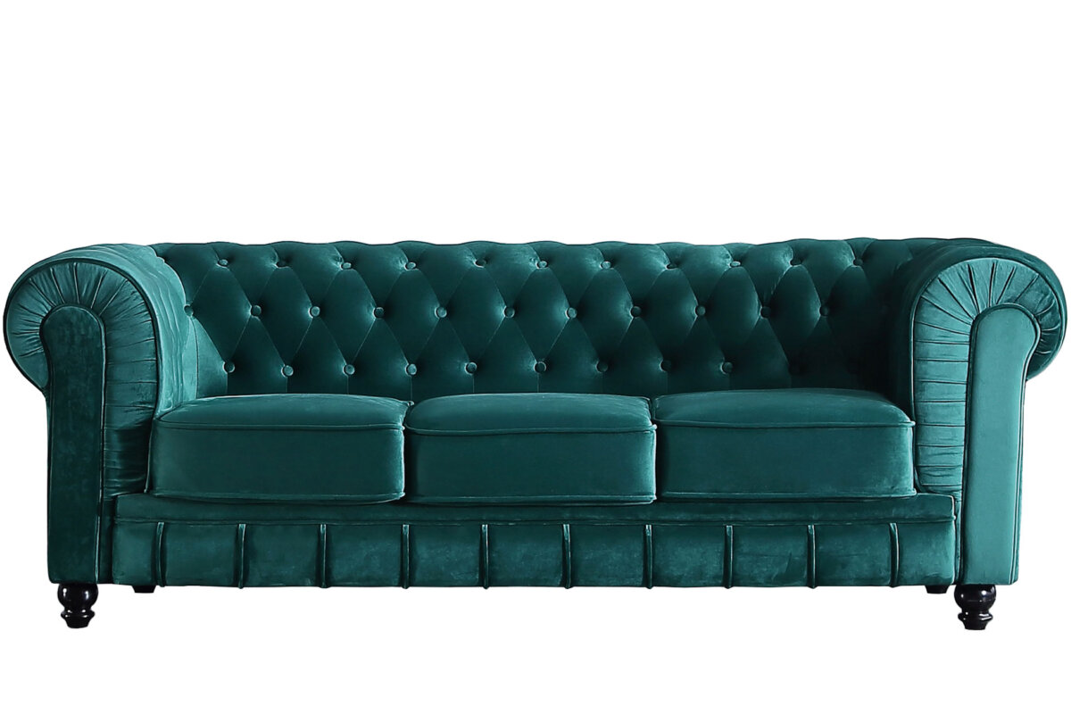 adec_61b2aaf3cdc3a462dda6bc0134ad0e4c SOFÁ CHESTERFIELD 3 PLAZAS VELVET VERDE - Imagen 1