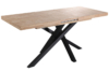 MESA COMEDOR EXTENSIBLE XENA 140 - 180 - 220 x 90 CM  ROBLE NORDISH / NEGRO. - Imagen 2