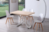 MESA CENTRO ELEVABLE ZOE 120 x 80 CM ROBLE NORDISH / BLANCO - Imagen 4