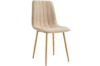 SILLA COMEDOR NAILS TEJIDO BEIGE / OAK.