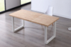 MESA COMEDOR EXTENSIBLE ROMA 140 - 180 - 220 x 80 CM ROBLE NORDISH / BLANCO. - Imagen 3
