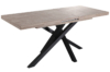 MESA COMEDOR EXTENSIBLE XENA 140 - 180 - 220 x 90 CM  ROBLE HONEY / NEGRO. - Imagen 2