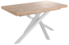 MESA COMEDOR EXTENSIBLE XENA 140 - 180 - 220 x 90 CM  ROBLE NORDISH / BLANCO.