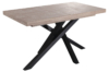 MESA COMEDOR EXTENSIBLE XENA 140 - 180 - 220 x 90 CM  ROBLE HONEY / NEGRO.