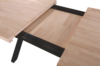 MESA COMEDOR EXTENSIBLE X-LOFT 140 - 180 - 220 x 90 CM  ROBLE NORDISH / NEGRO. - Imagen 7