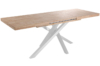 MESA COMEDOR EXTENSIBLE XENA 140 - 180 - 220 x 90 CM  ROBLE NORDISH / BLANCO. - Imagen 3