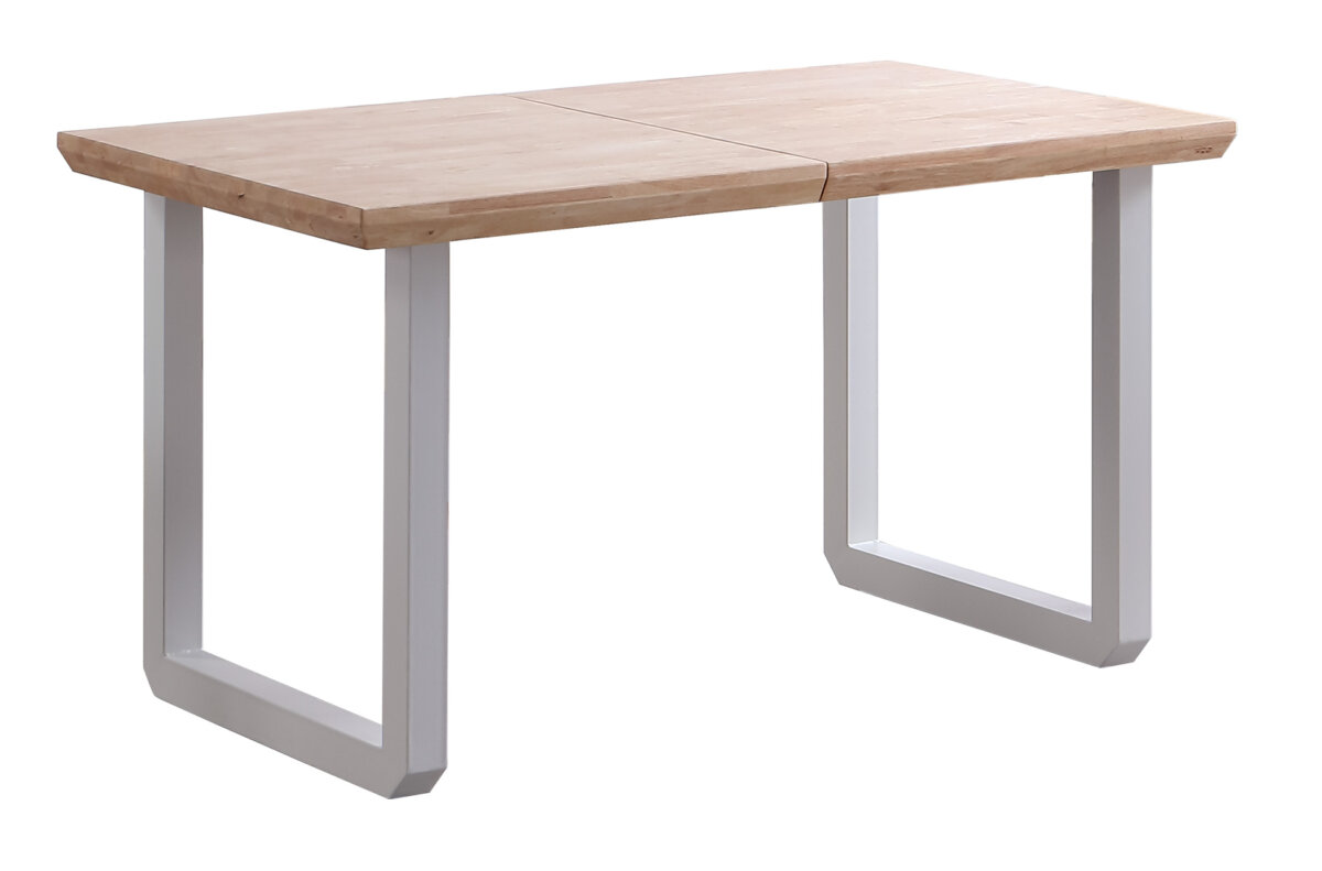 adec_e56a9b566ab60164fc8034a34c388069 MESA COMEDOR EXTENSIBLE ROMA 140 - 180 - 220 x 80 CM ROBLE NORDISH / BLANCO. - Imagen 1