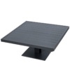Mesa Ext. Aluminio Antracita Regulable En Altura+91219+91220 101x101x45/68cm - Imagen 2