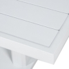 Mesa Exterior Aluminio Blanca Regulable En Alt. +91217+91218 101x101x45/68cm - Imagen 6