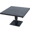 Mesa Ext. Aluminio Antracita Regulable En Altura+91219+91220 101x101x45/68cm