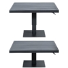 Mesa Ext. Aluminio Antracita Regulable En Altura+91219+91220 101x101x45/68cm - Imagen 7