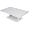 Mesa Exterior Aluminio Blanca Regulable En Alt. +91213+91214 140x82x45/68cm - Imagen 2