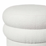 Puff ELLIOT blanco - Imagen 3