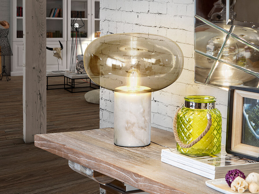 schuller_7d6cd6db6174b61a00a05bb53e5445d4 FUNGI - SOBREMESA MARMOL BLANCO - Imagen 1