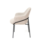 Silla ABIGAIL beige (pata negra) - Imagen 3