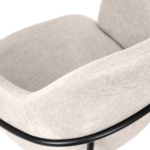 Silla ABIGAIL beige (pata negra) - Imagen 6