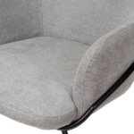 Silla ABIGAIL gris claro (pata negra) - Imagen 6