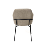 Silla ABIGAIL taupe (pata negra) - Imagen 5