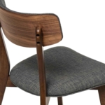Silla ANAIS nogal gris oscuro - Imagen 6