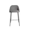 Taburete alto LOUIS gris oscuro - Imagen 7